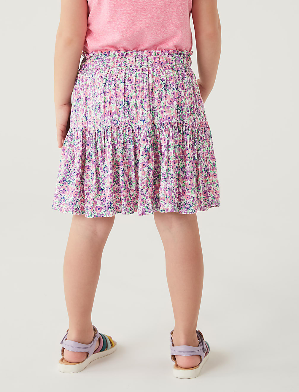 Floral Tiered Skort