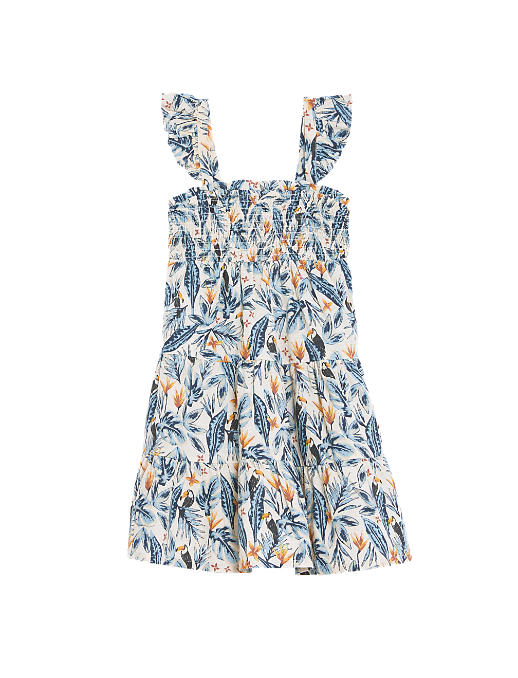 Pure Cotton Mini Me Printed Dress (2-8 Yrs)