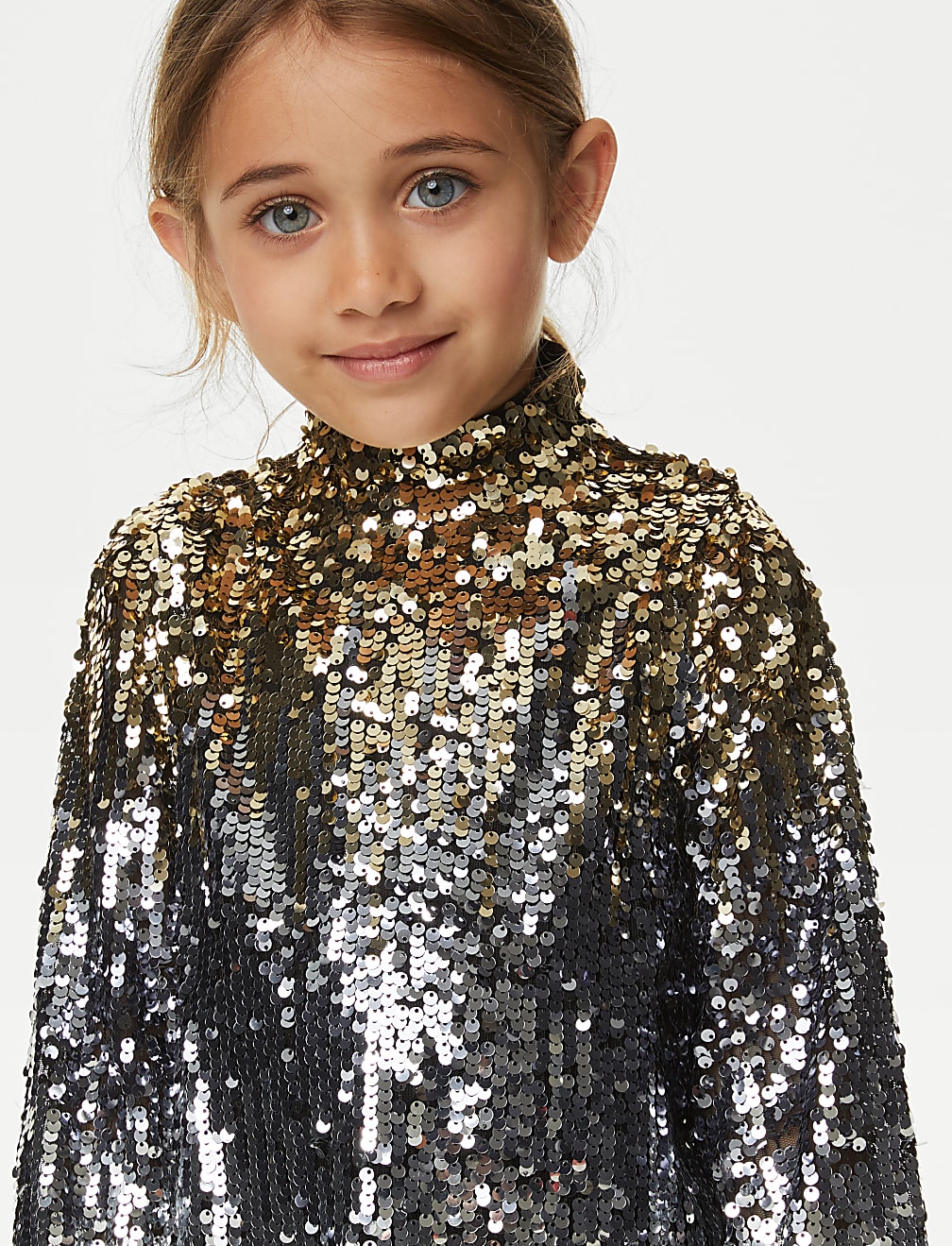 Sequin Ombre Dress (2-8 Yrs)