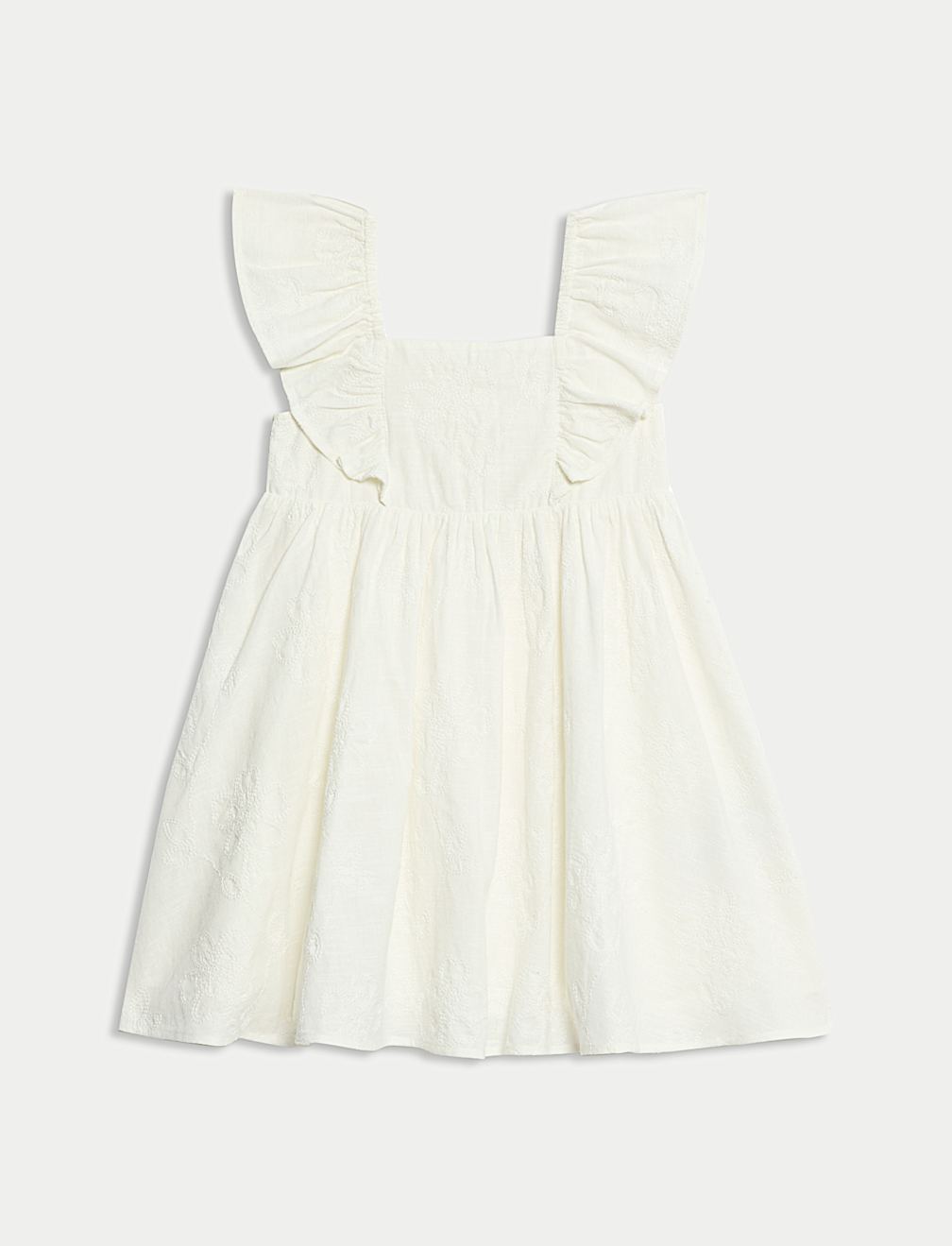 Pure Cotton Embroidered Dress (2-10 Yrs)