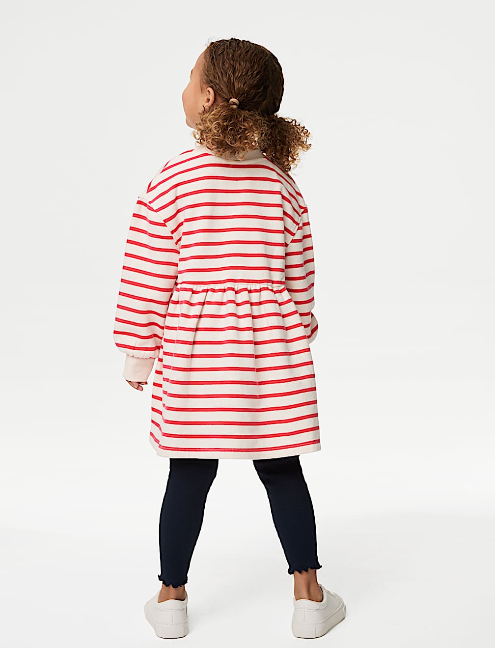 Cotton Rich Striped Jumper Dress (1-8 Yrs)