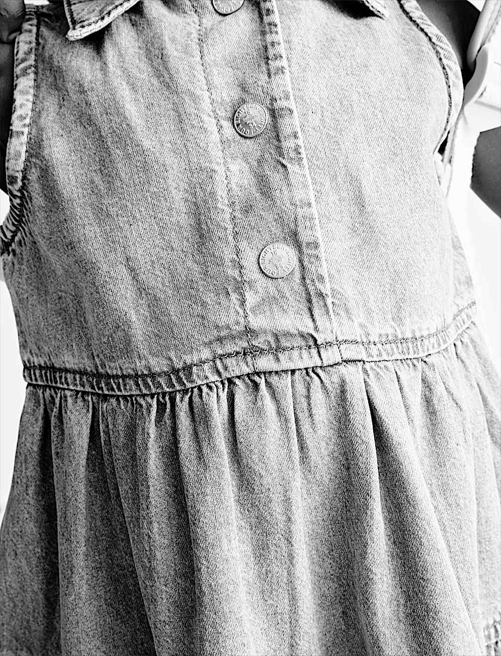 Denim Collared Dress (2-8 Yrs)
