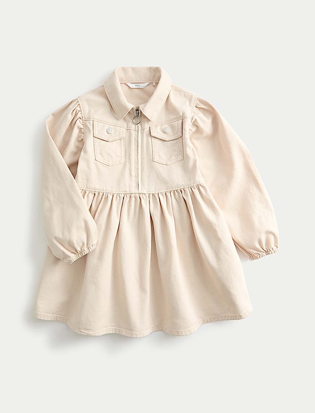 Pure Cotton Denim Dress (2-8 Yrs)