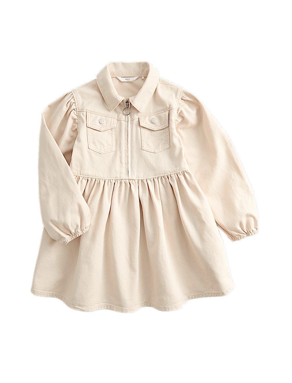 Pure Cotton Denim Dress (2-8 Yrs)
