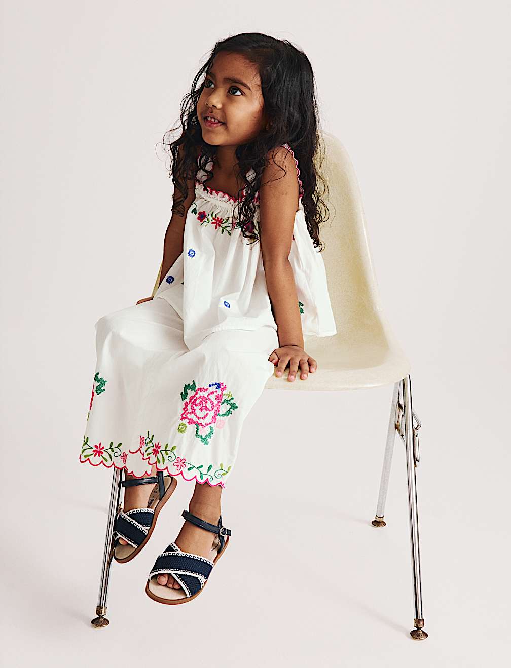 2 Piece Pure Cotton Embroidered Outfit (2-10 Yrs)