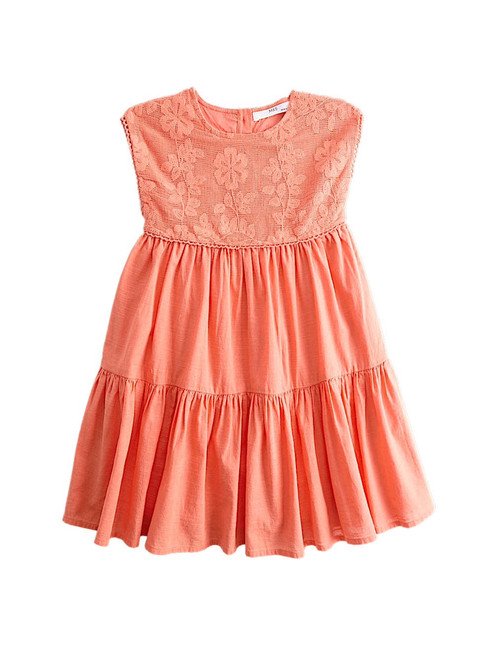 Pure Cotton Floral Lace Dress (2-10 Years)