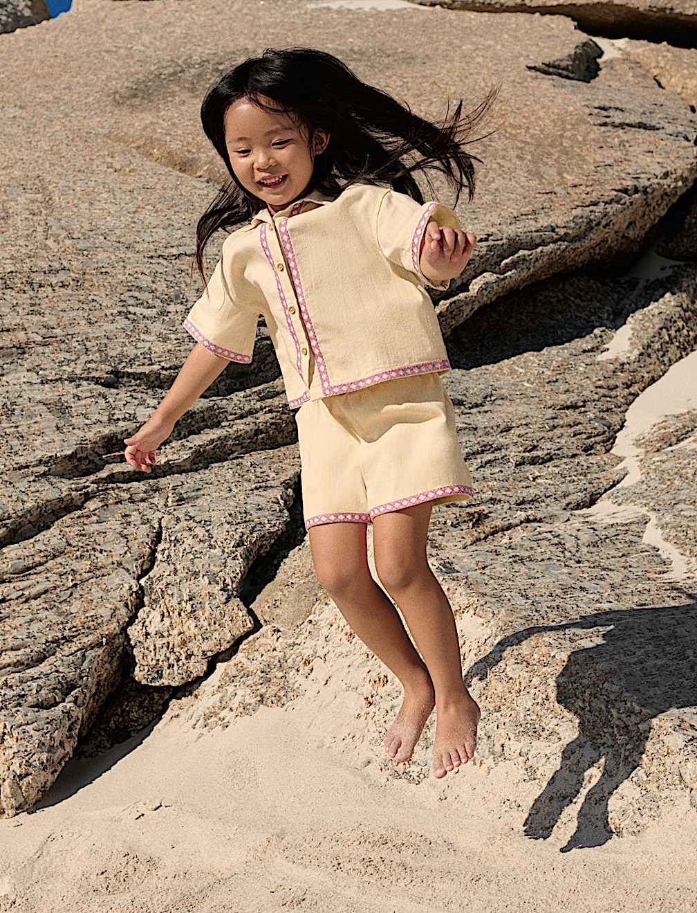 2 Piece Pure Cotton Palm Tree Outfit (2-10 Yrs)