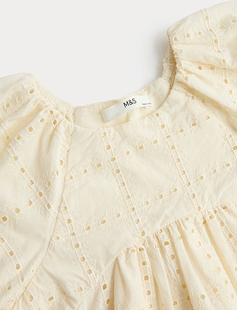 2 Piece Pure Cotton Shirred Trouser Outfit (2-10 Years)