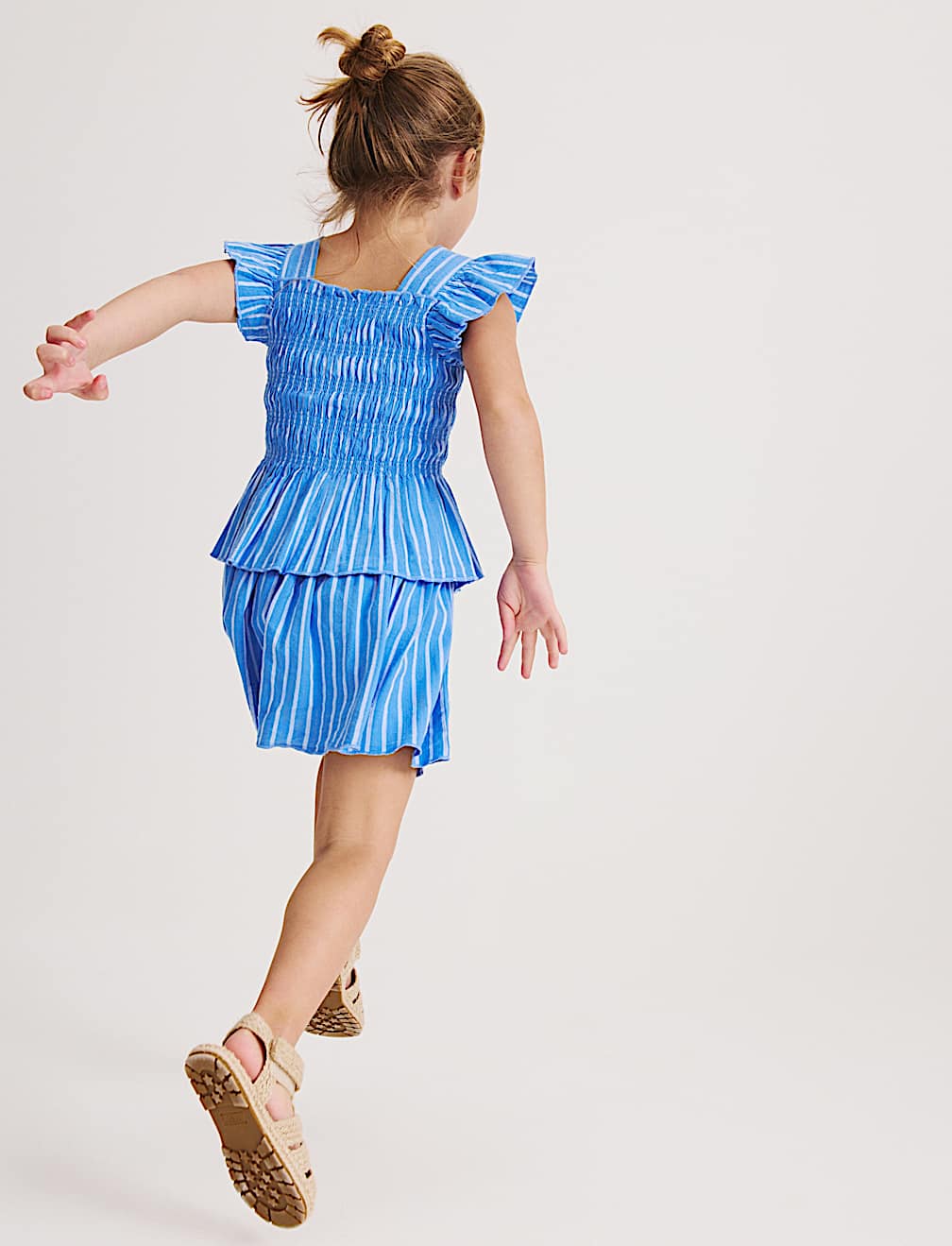 2 Piece Pure Cotton Shirred Outfit (2-8 Yrs)