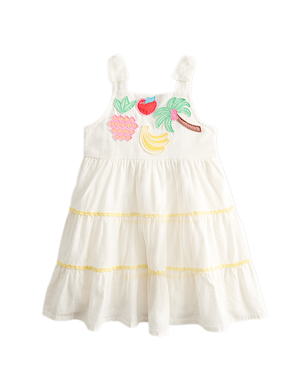 Pure Cotton Tropical Fruit Dress (2-10 Years)
