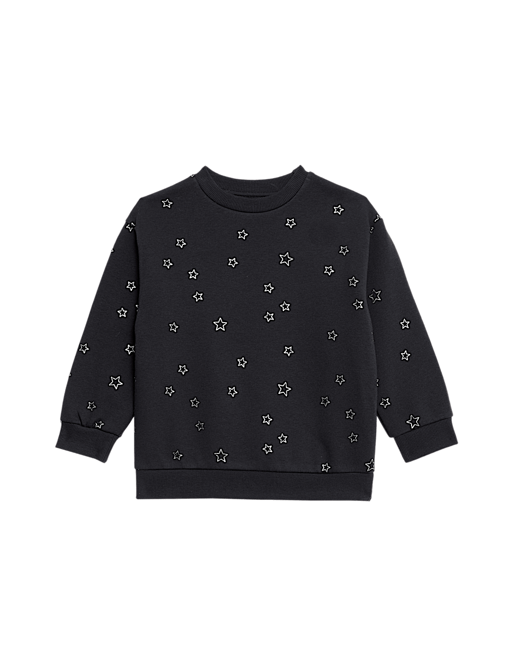 Cotton Rich Foil Star Sweatshirt (2-8 Yrs)