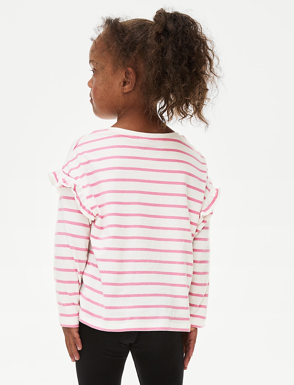 Pure Cotton Striped Top (2-8 Yrs)