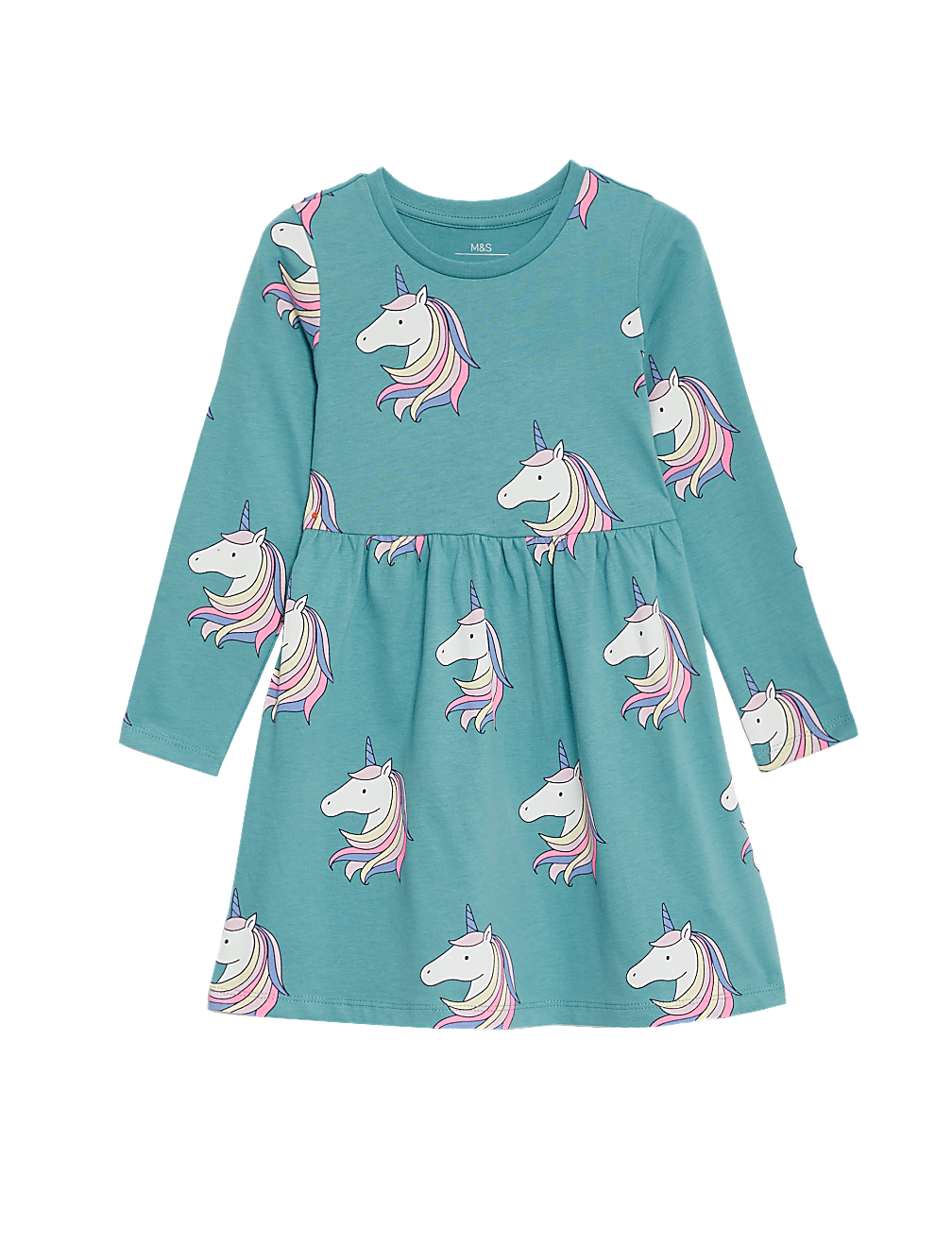 Pure Cotton Unicorn Dress (2-8 Yrs)