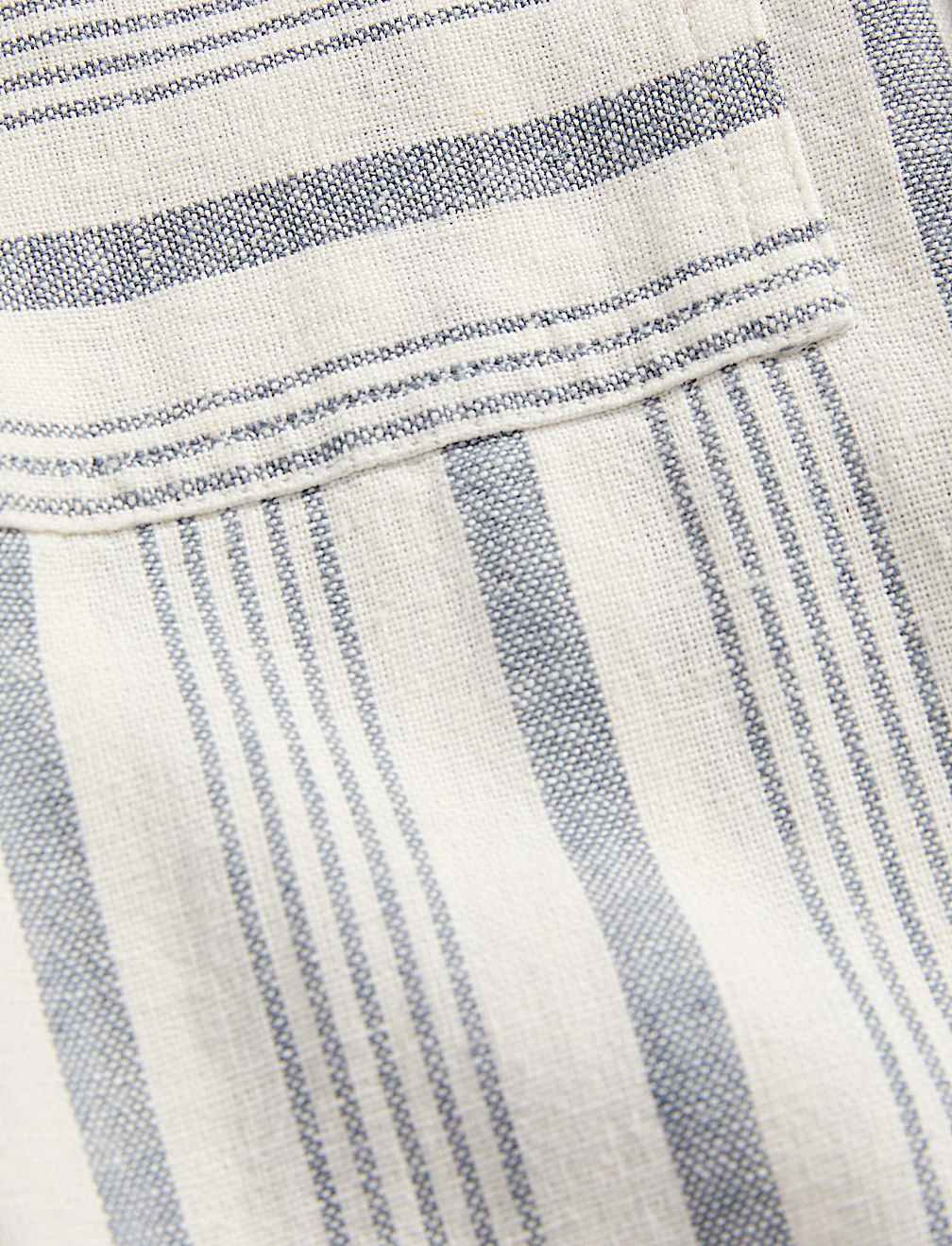 Linen Rich Striped Trousers (2-16 Yrs)