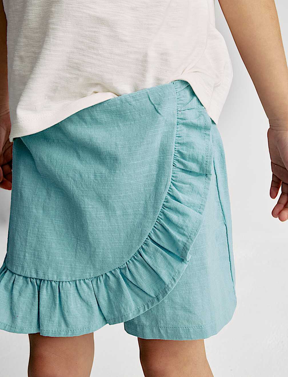 Pure Cotton Wrap Skort (2-8 Yrs)
