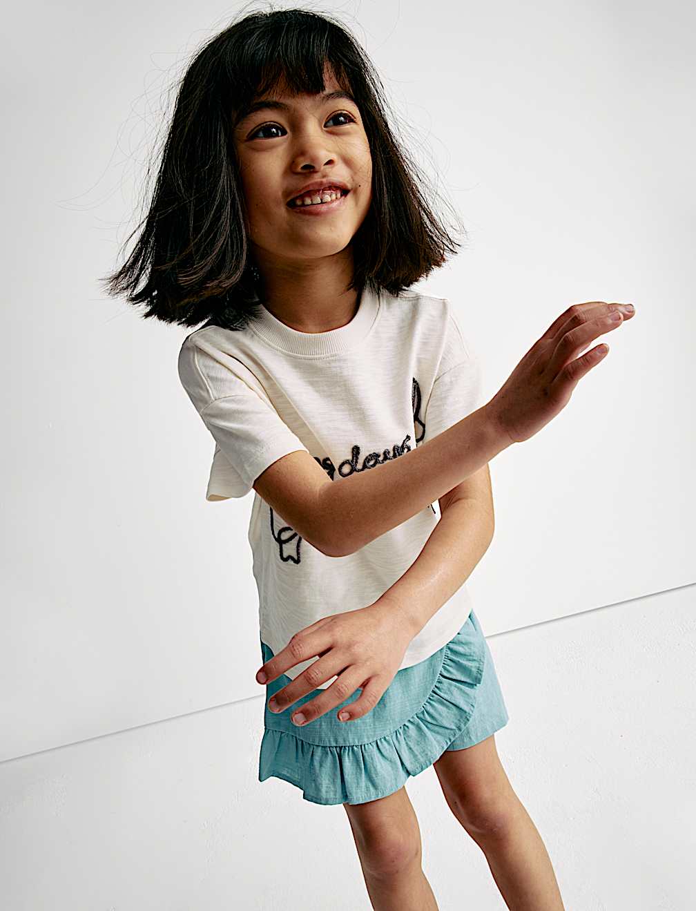 Pure Cotton Wrap Skort (2-8 Yrs)