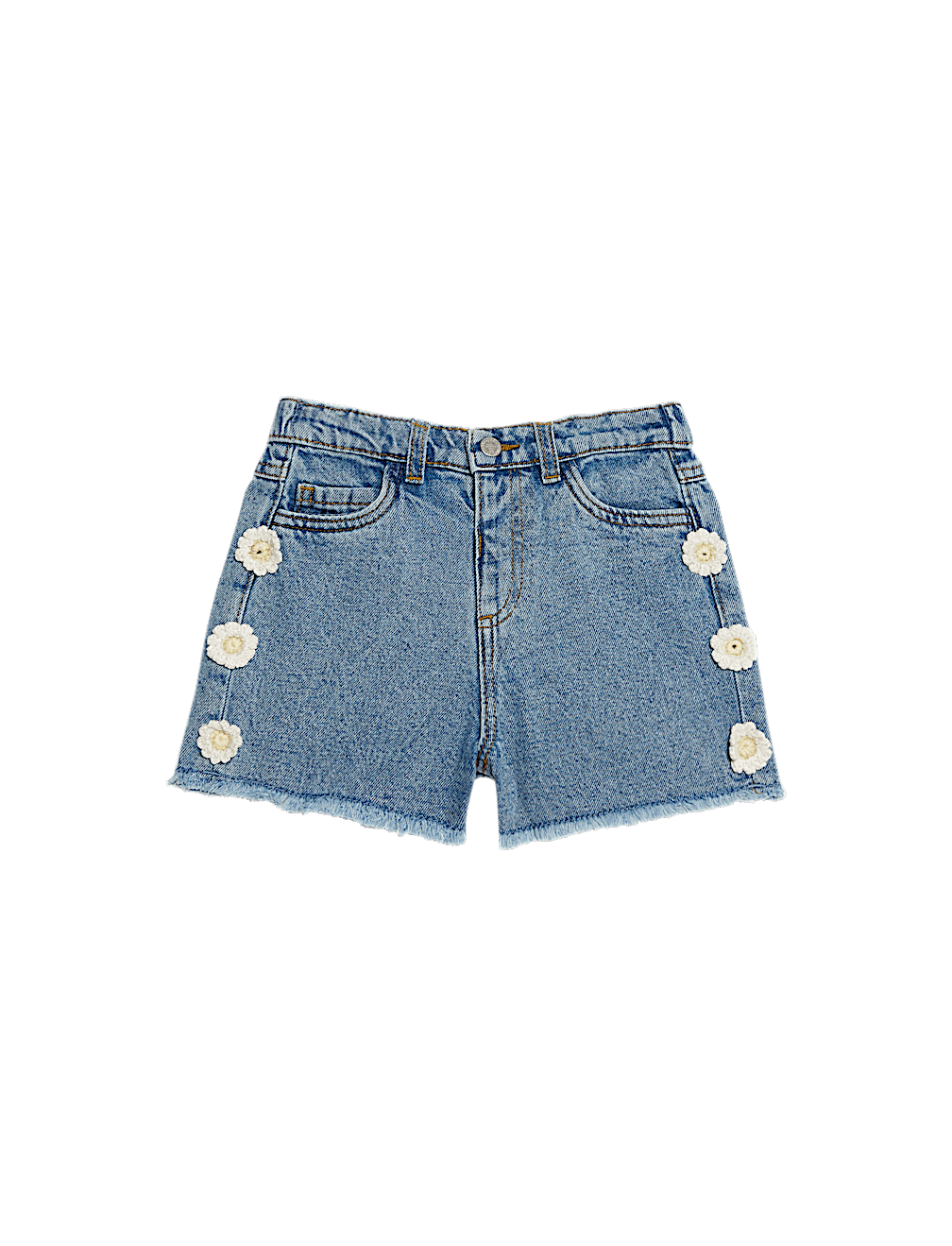 Mom Denim Shorts (2-8 Yrs)