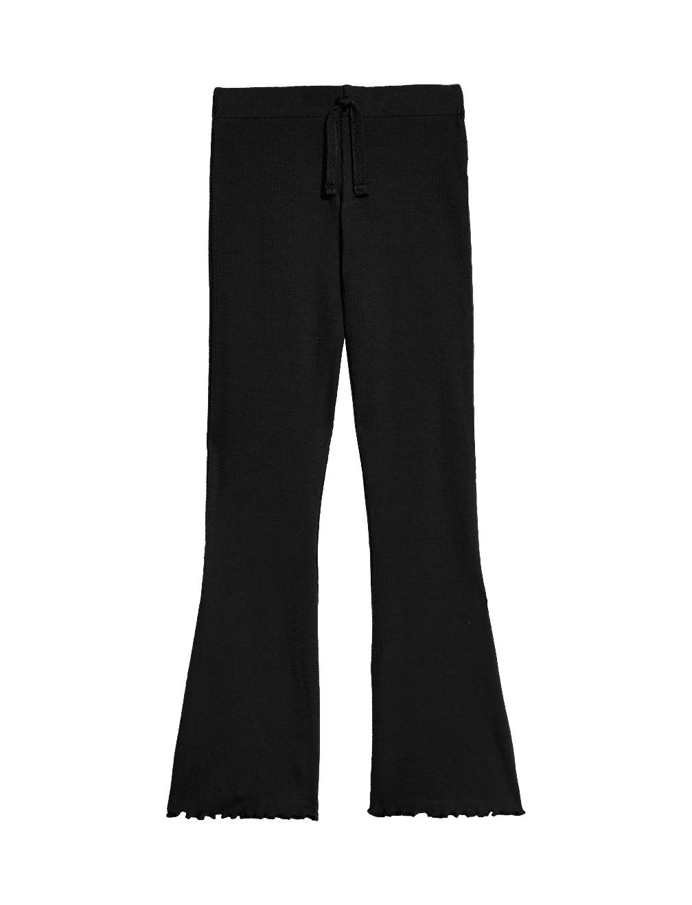 Cotton Rich Ribbed Flared Leggings (2-8 Yrs)