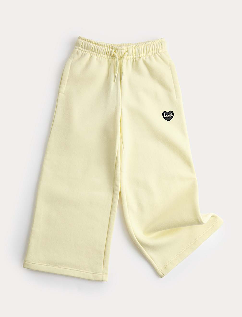 Cotton Rich Wide Leg Joggers (2-8 Yrs)