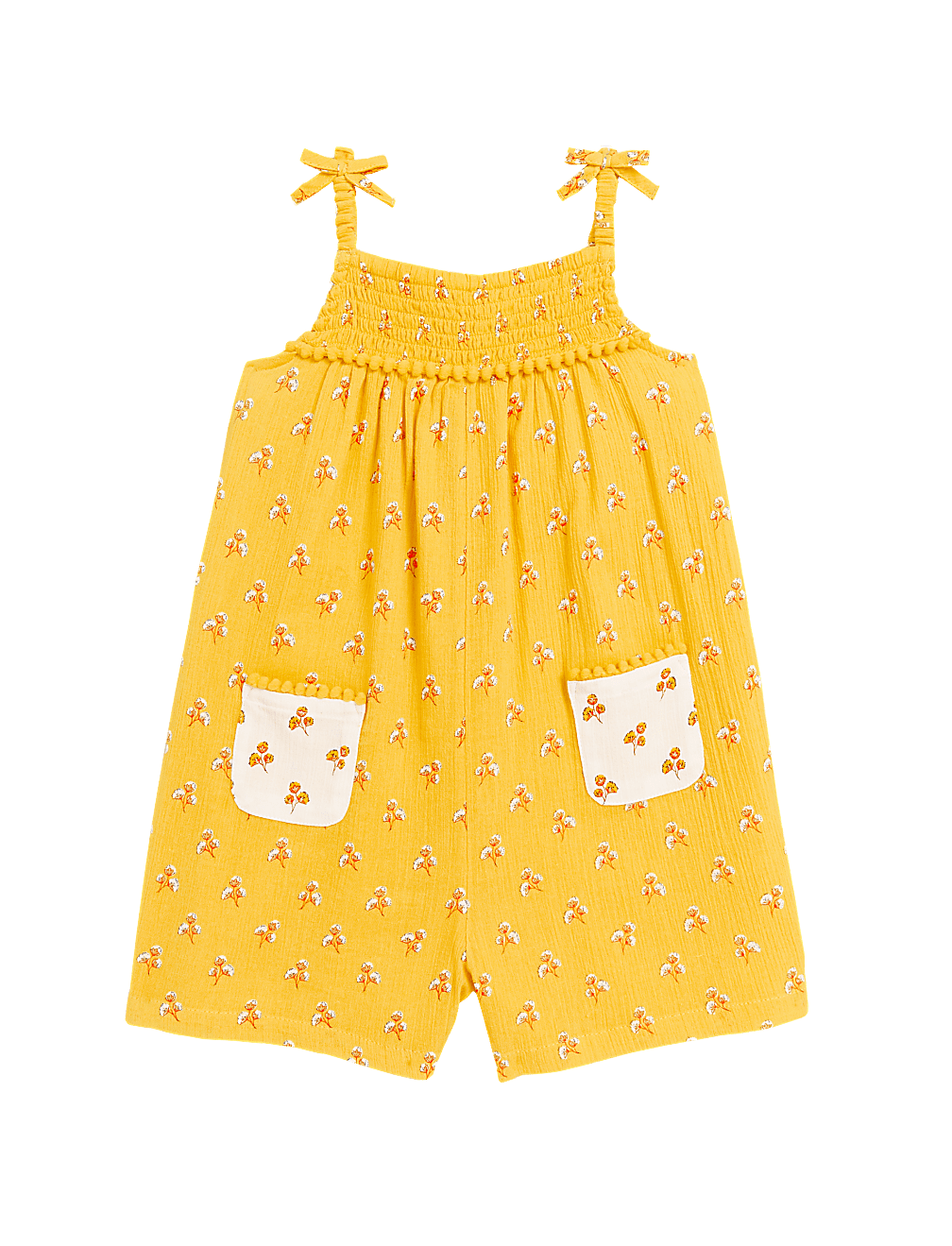 Pure Cotton Floral Playsuit