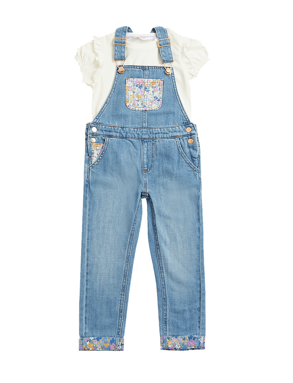 Cotton Rich Denim Dungaree Outfit (2-7 Yrs)
