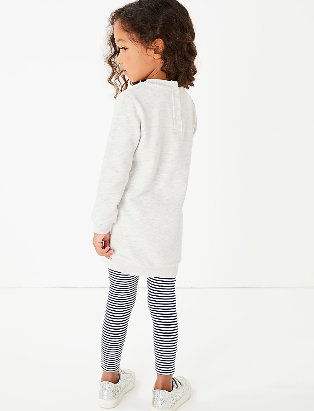 2 Piece Owl Print Striped Outfit (3 Months - 7 Years)