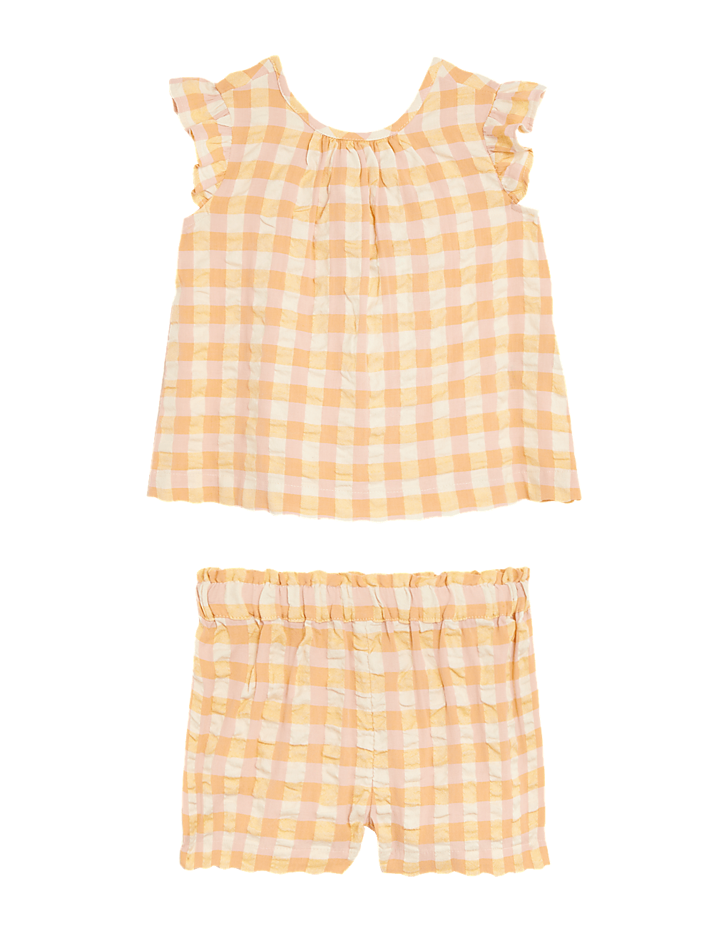 Pure Cotton Gingham Outfit