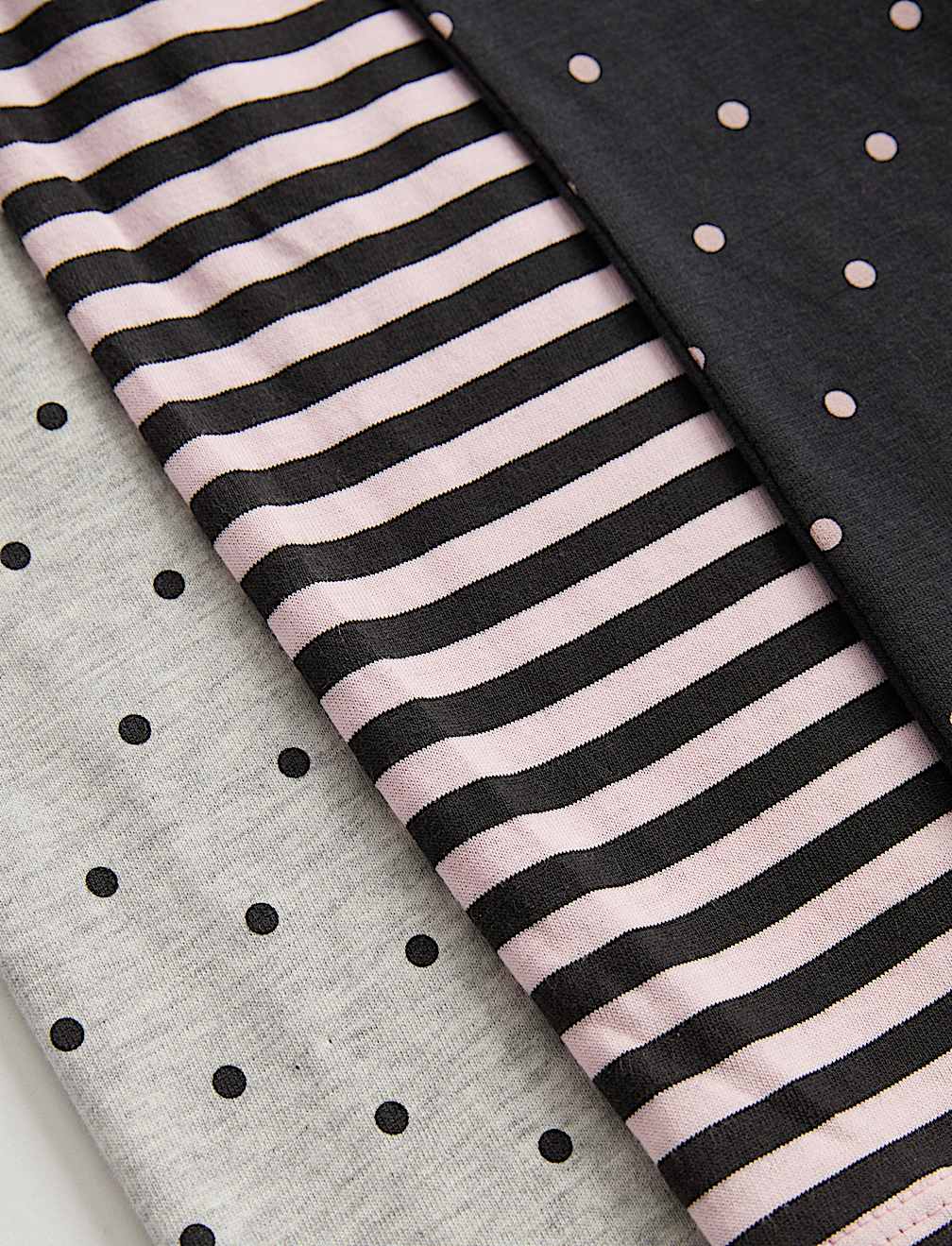 5 Pack Pure Cotton Patterned Tops (2-10 Yrs)