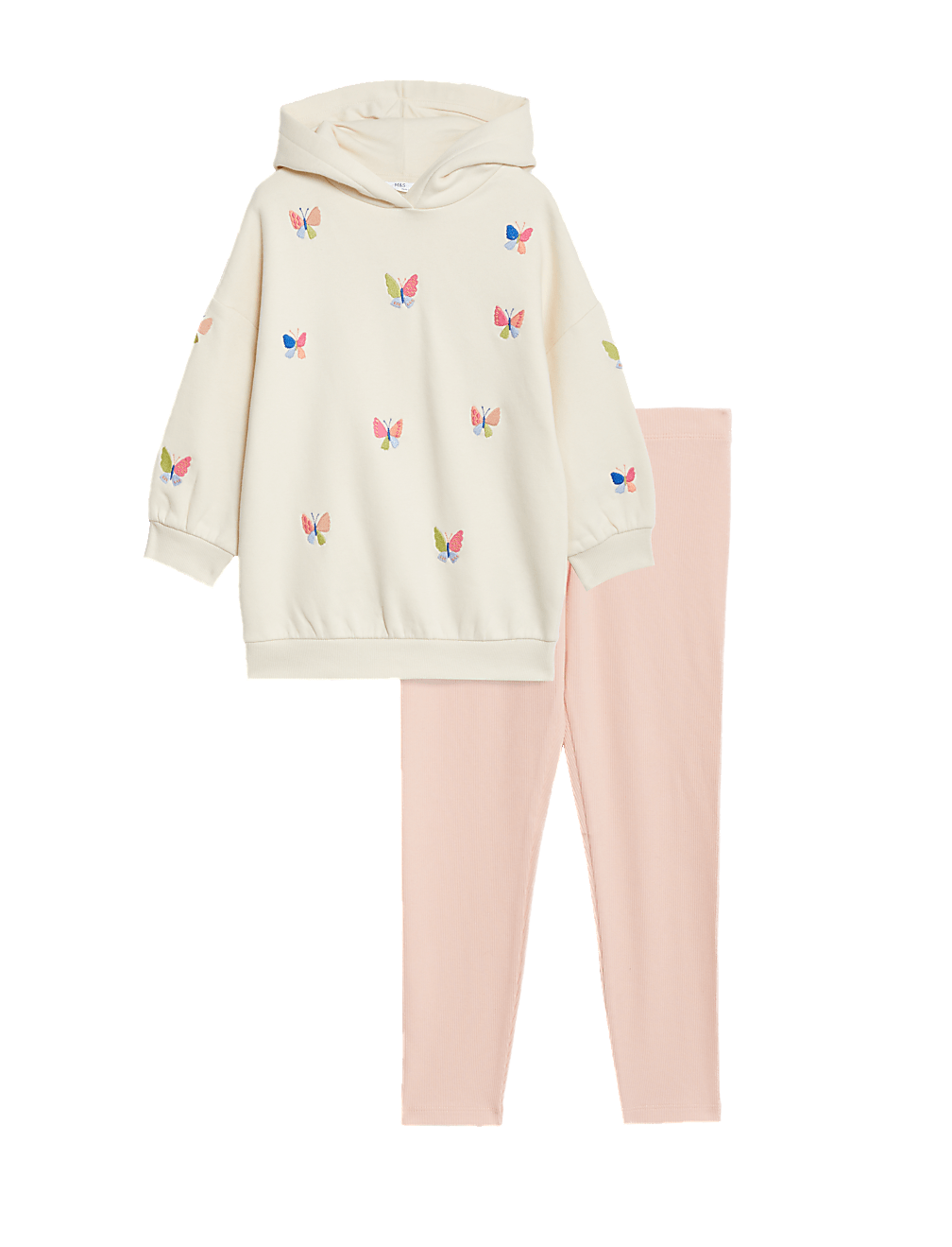 Cotton Rich Butterfly Top & Bottom Outfit (2-8 Yrs)