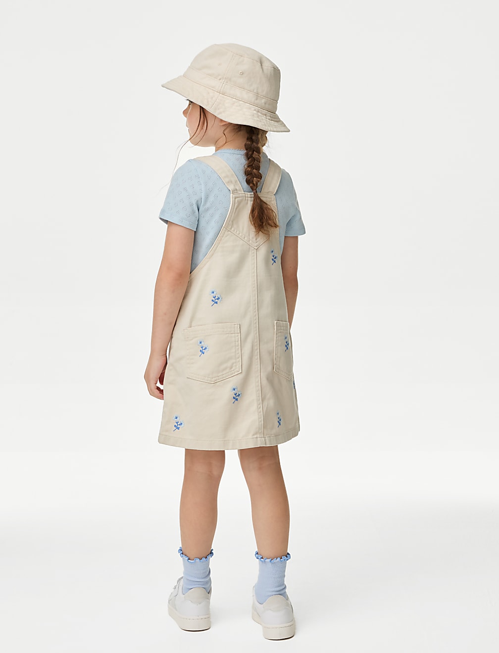 2pc Denim Pinafore Outfit (2-8 Yrs)