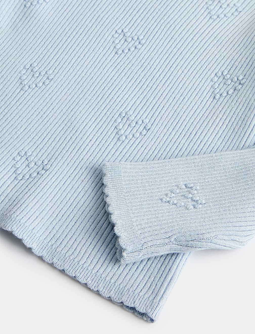 Heart Textured Knitted Top (2-10 Years)