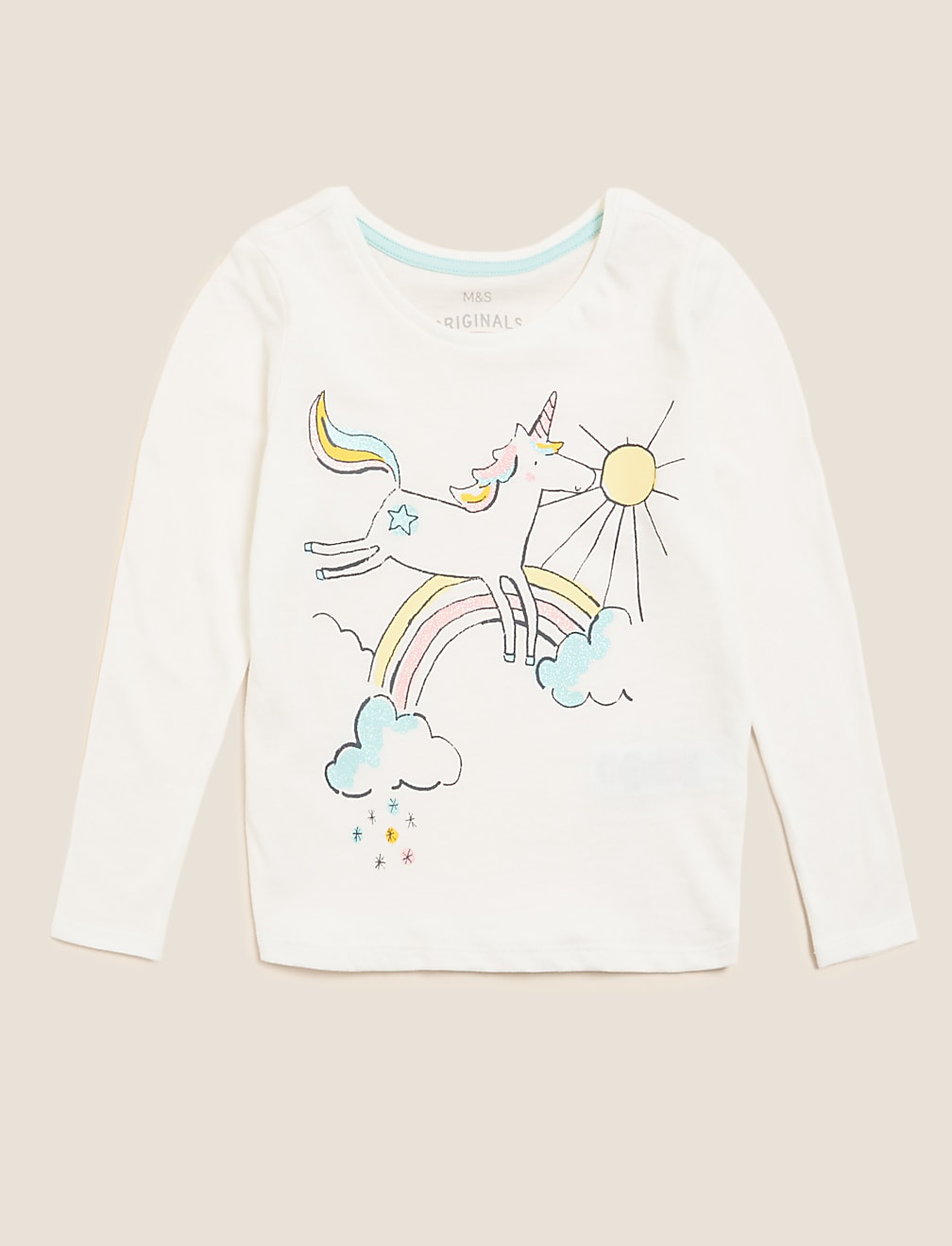 Pure Cotton Printed Round Neck Top