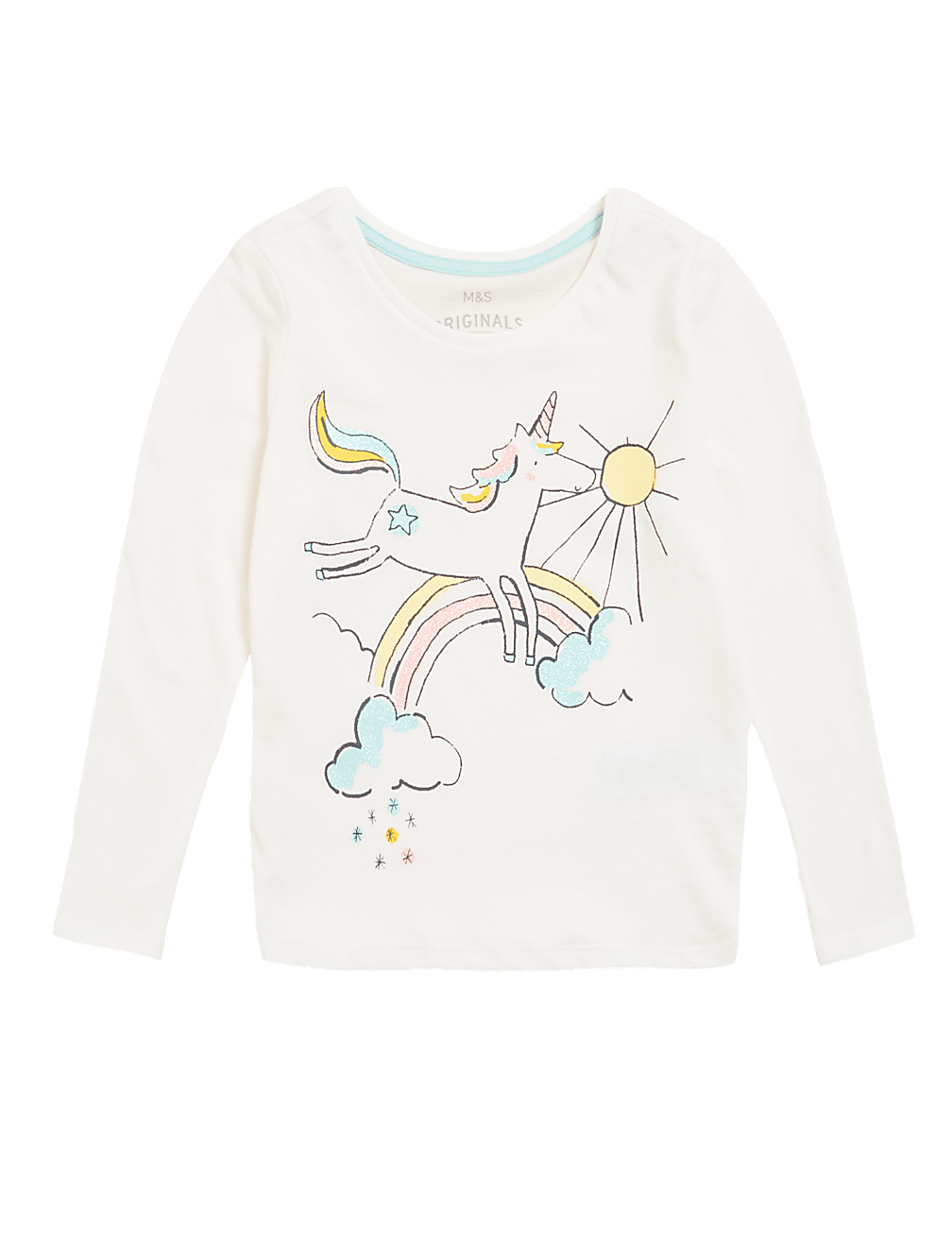 Pure Cotton Printed Round Neck Top
