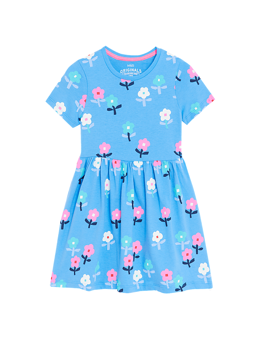 Cotton Rich Floral Print Dress