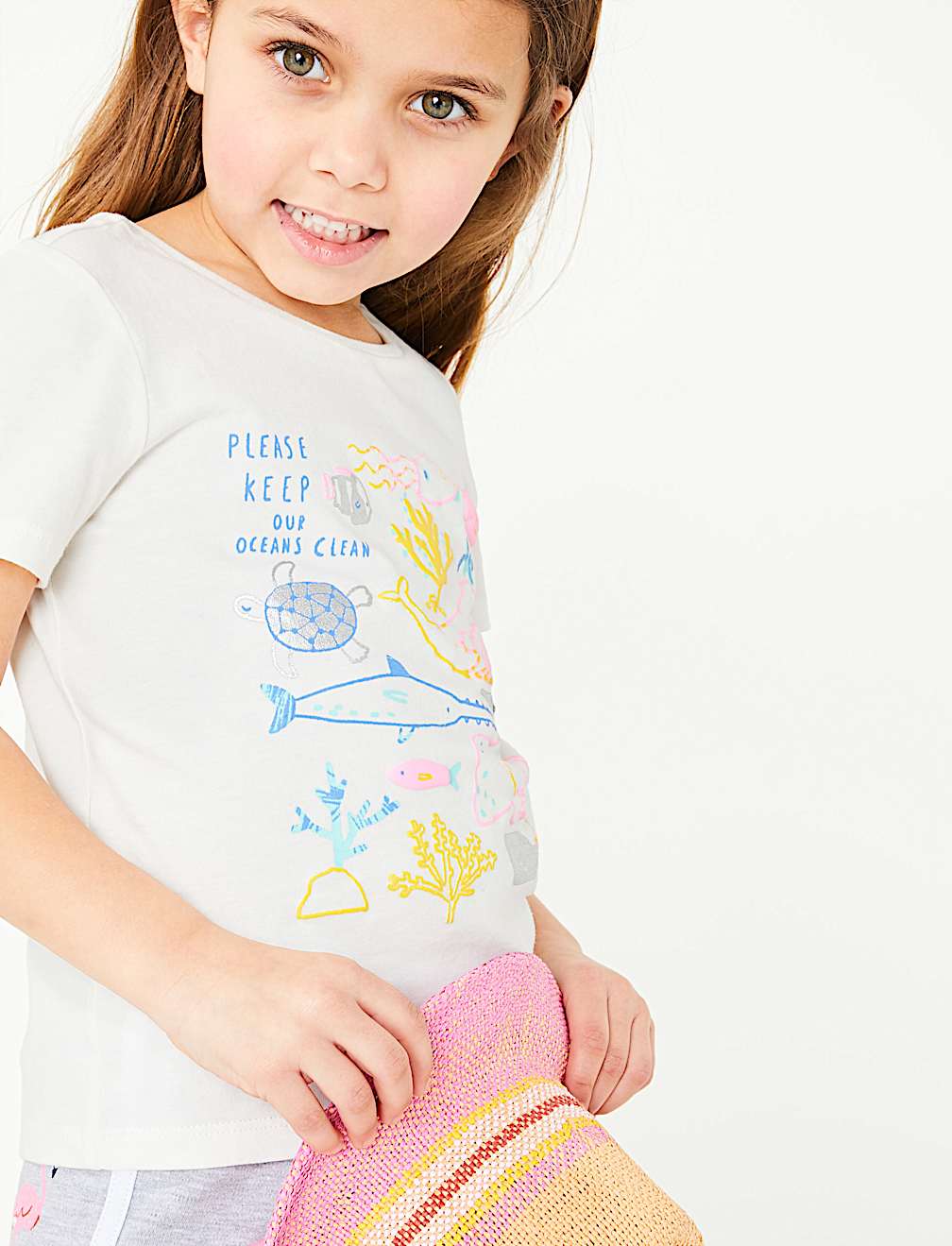 Cotton Sealife Creatures T-Shirt (2-7 Yrs)