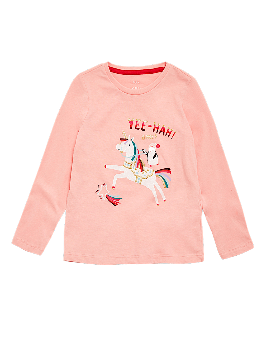Pure Cotton Unicorn Top (2-7 Yrs)