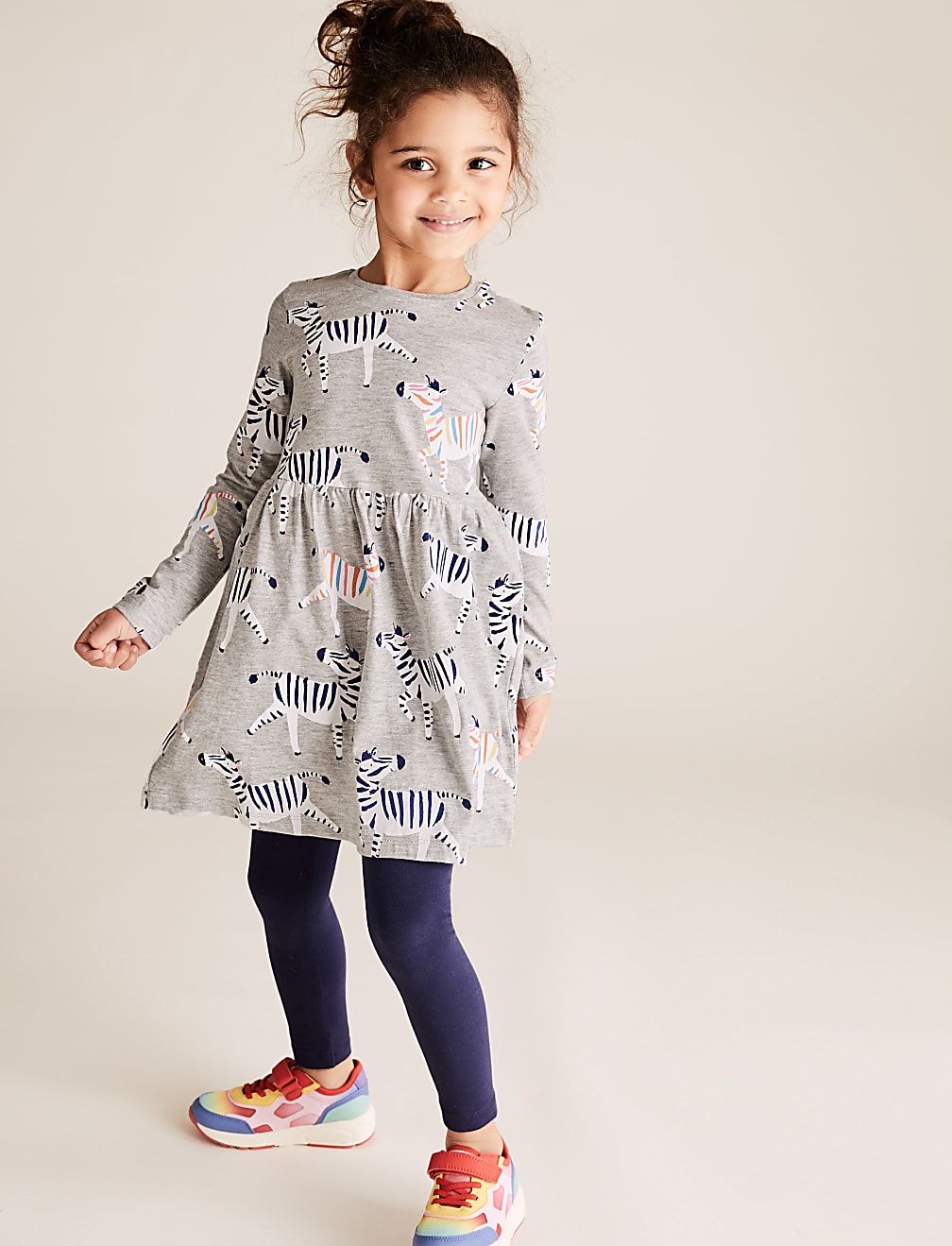Pure Cotton Zebra Print Dress