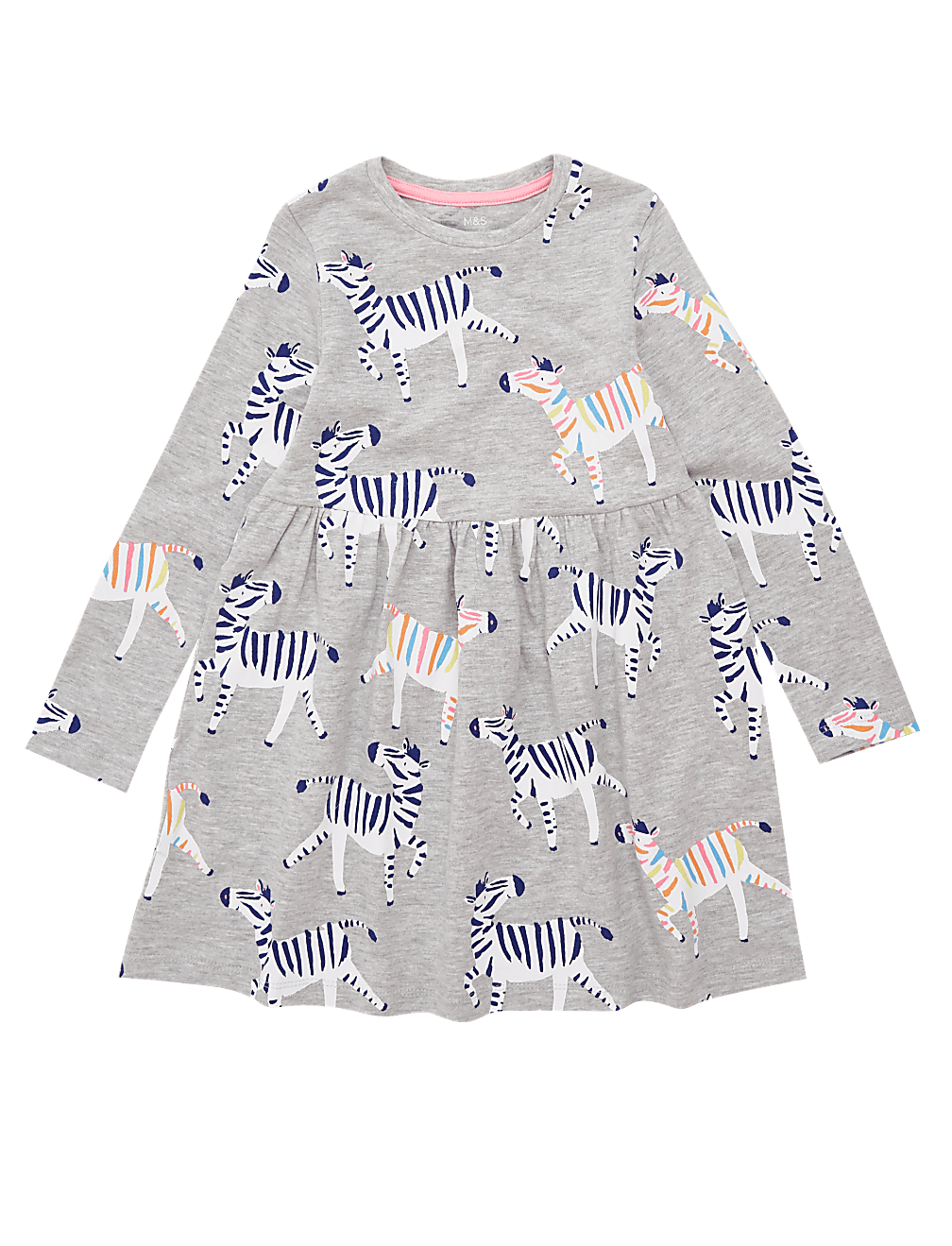 Pure Cotton Zebra Print Dress