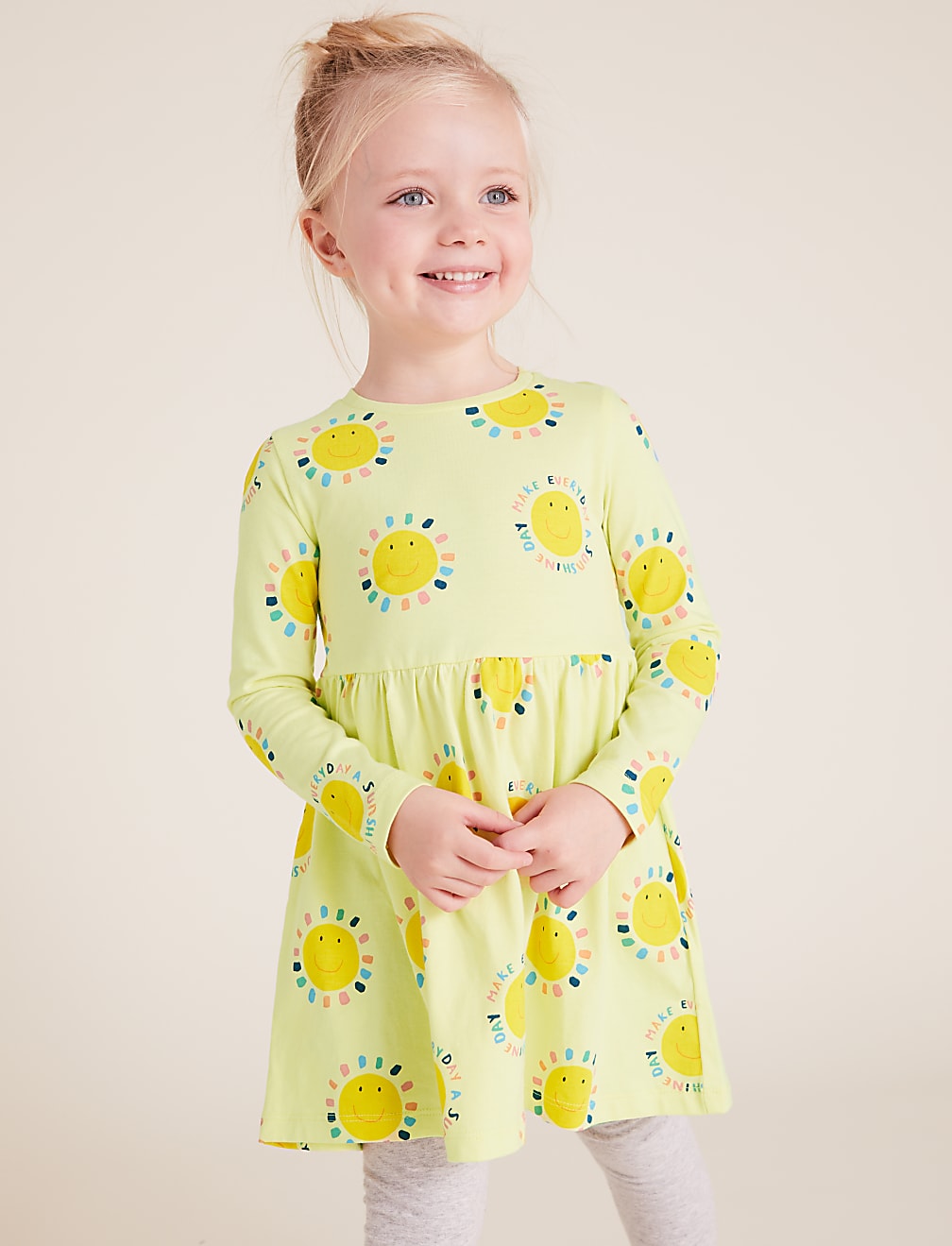 Pure Cotton Sunshine Print Dress
