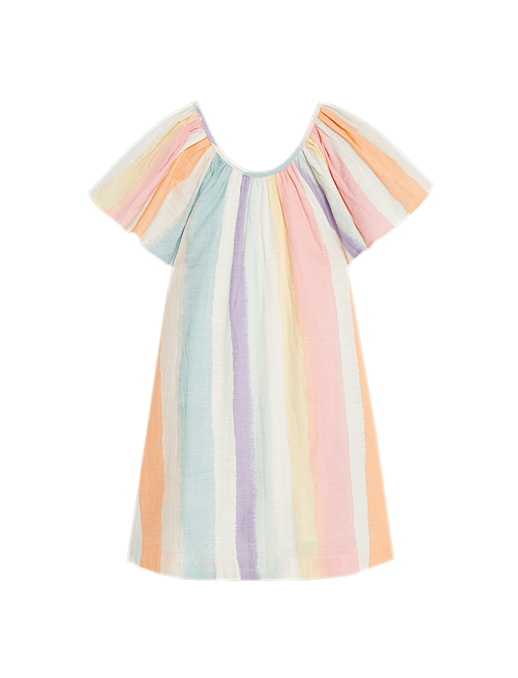 Pure Cotton Rainbow Dress (2-8 Yrs)