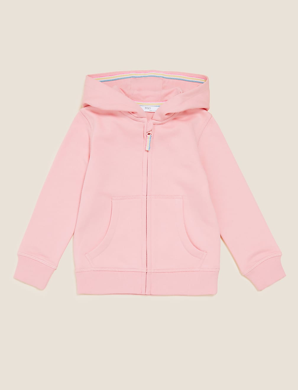 Cotton Rich Zip Hoodie (2-7 Yrs)