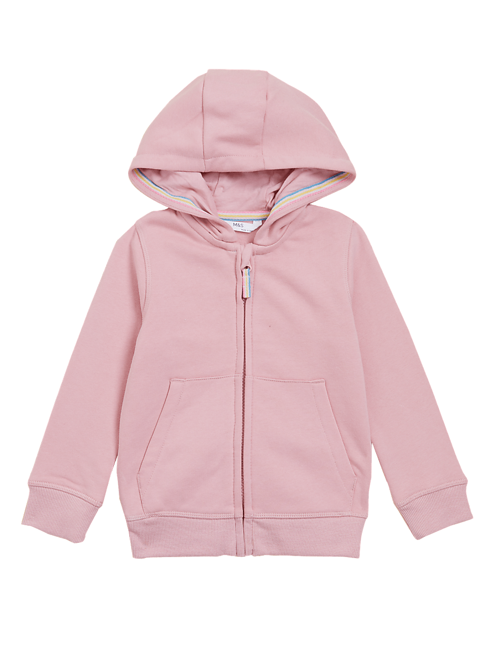 Cotton Rich Zip Hoodie (2-7 Yrs)
