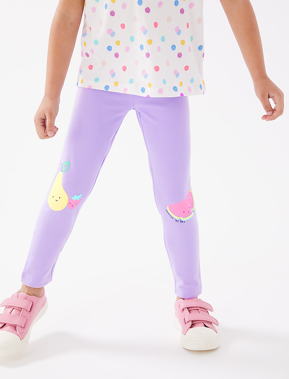 Fruit print leggings discount