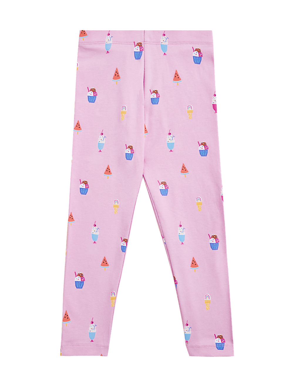 Cotton Rich Ice Cream Print Leggings (2-7 Yrs)