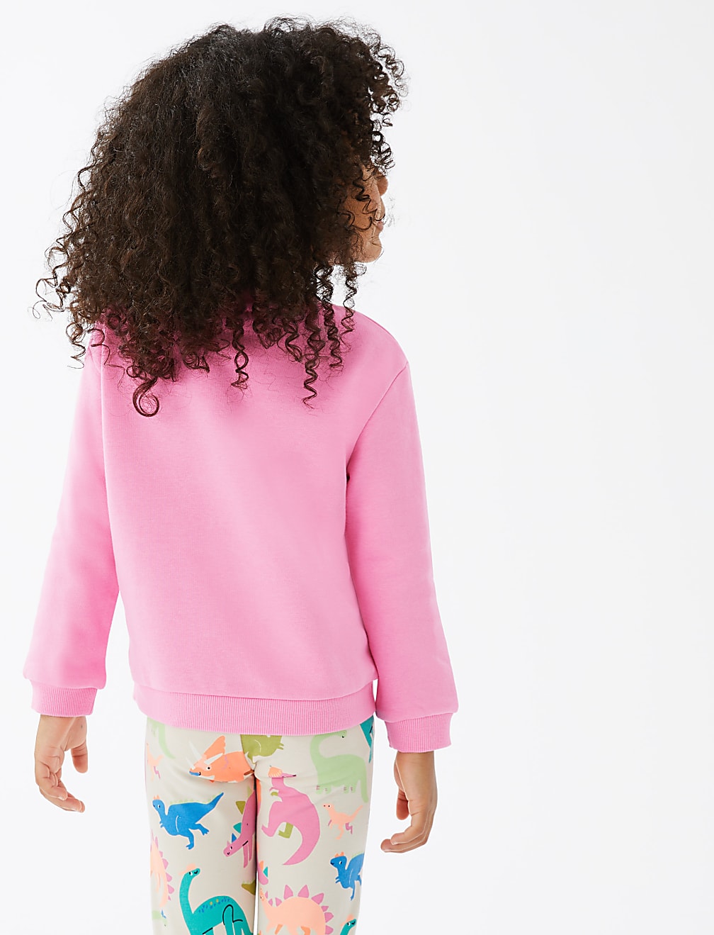 Cotton Rich Dinosaur Print Sweatshirt (2-7 Yrs)