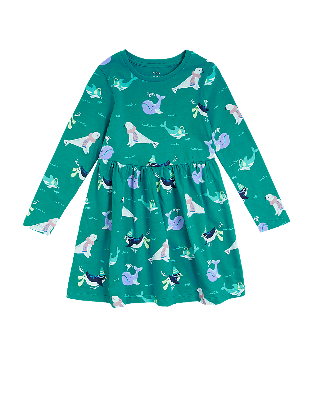 Pure Cotton Penguin Print Dress