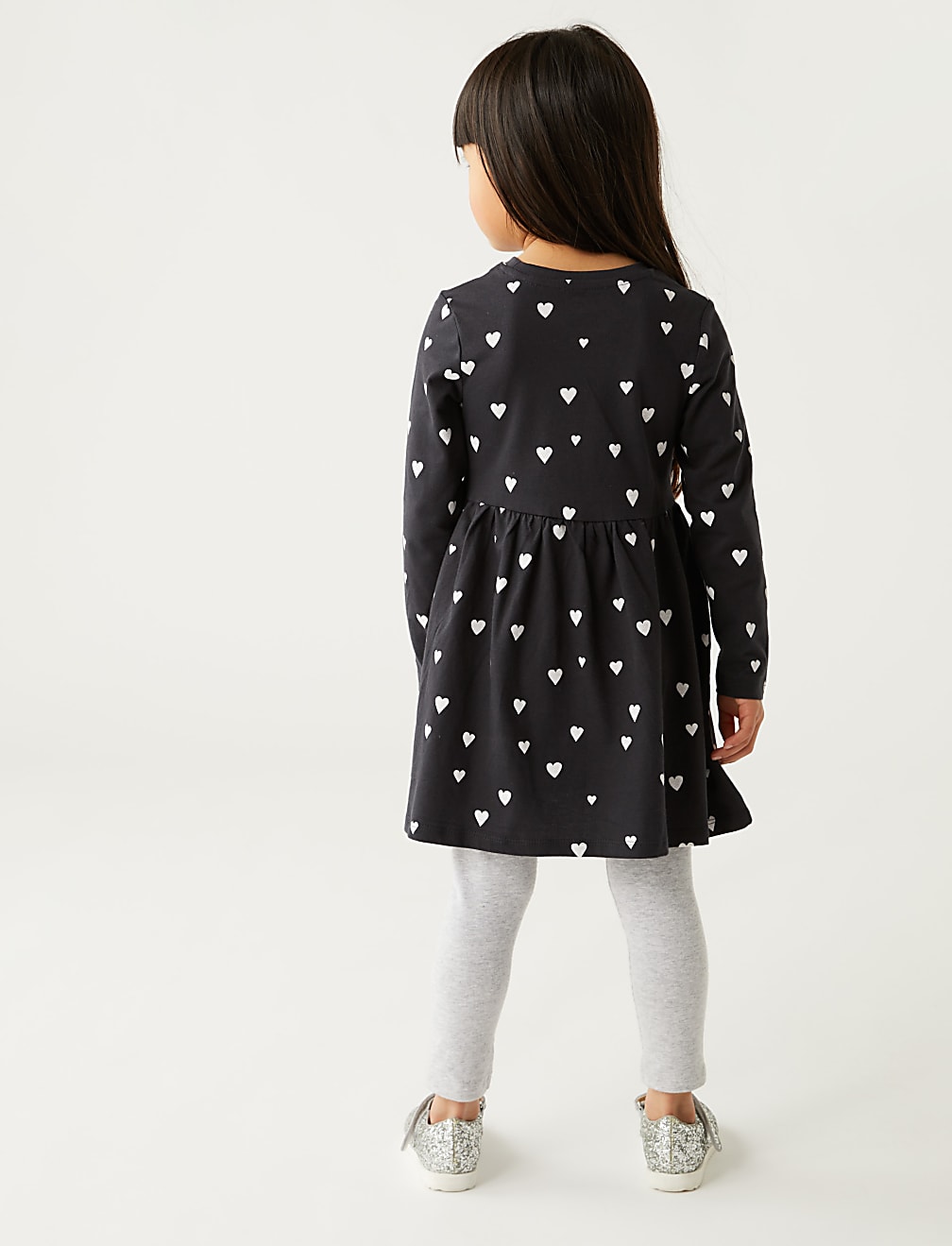 Pure Cotton Heart Print Dress