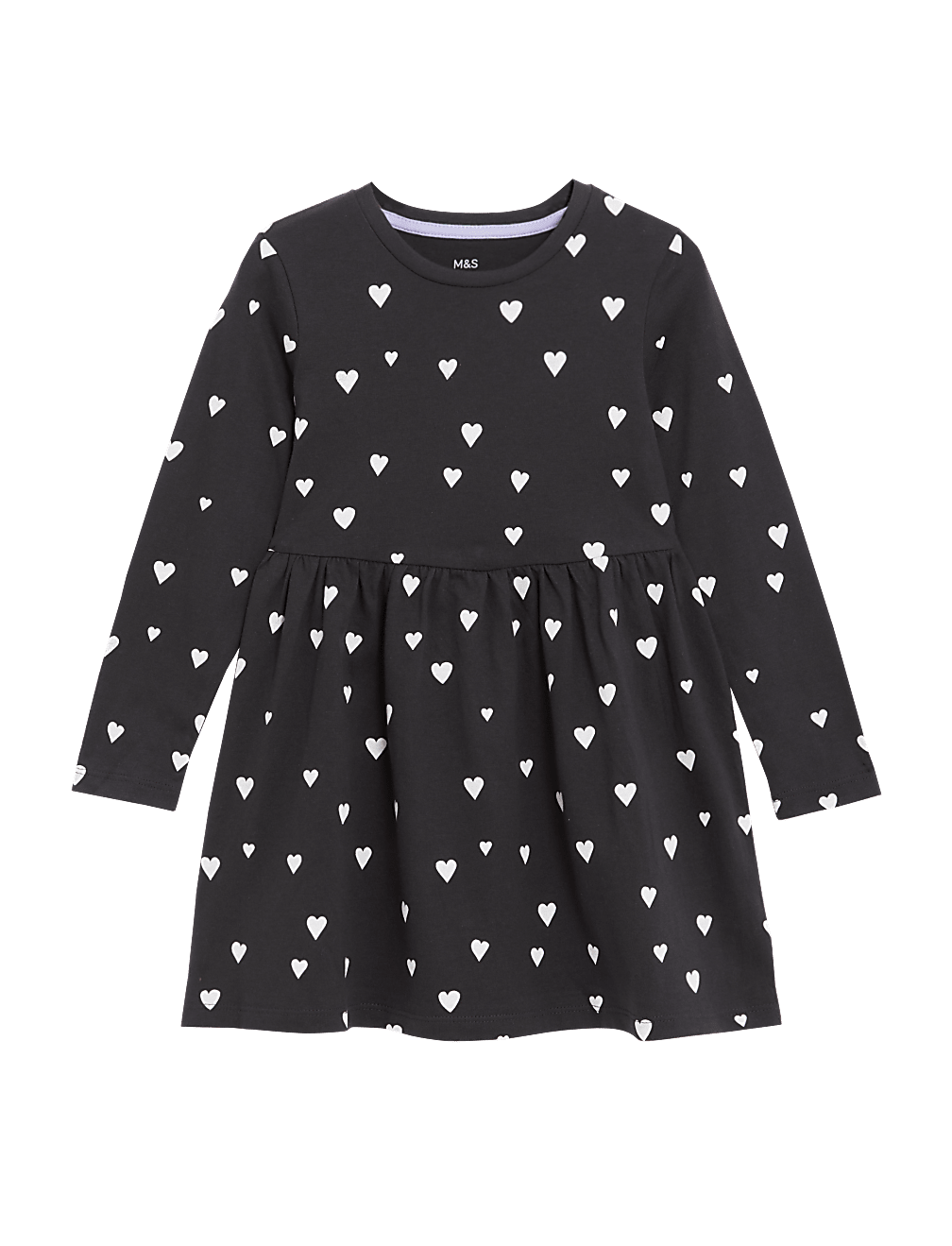 Pure Cotton Heart Print Dress
