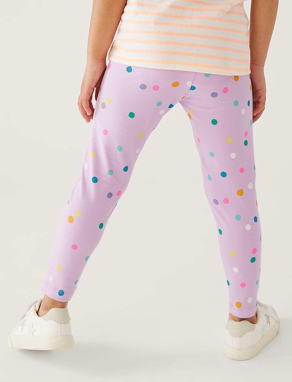 Cotton Rich Spotted Leggings