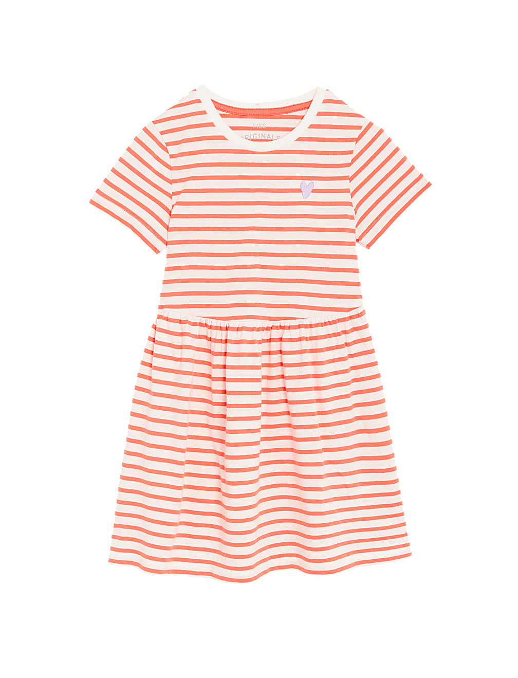 Pure Cotton Striped Dress (2-8 Yrs)